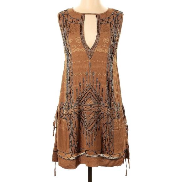 Free People Love Story Beaded Embroidered Dress - Picture 3 of 7
